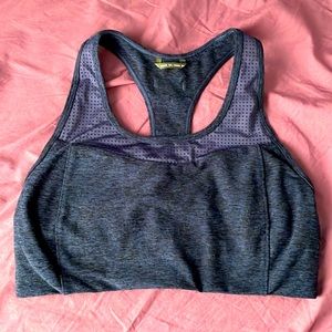 Oiselle Blue Sports Bra